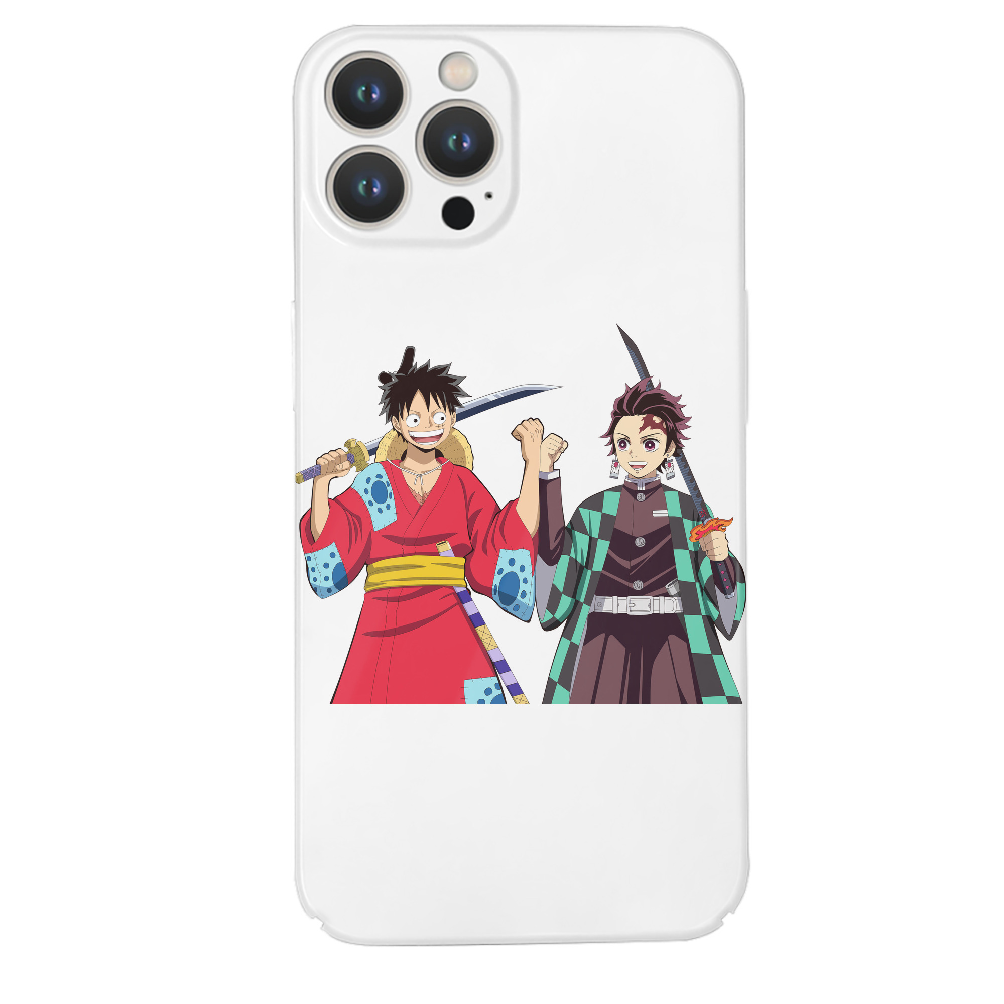 （画像用） 鬼滅の刃 竈門 炭治郎／かまど たんじろう Kamado Tanjirou 【iPhone 14シリーズ対応】ハードケース